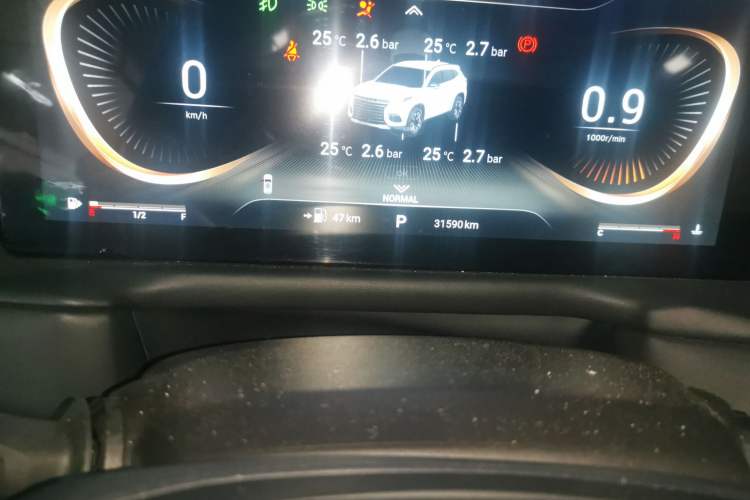 Used EXEED TX 2021 Super All-Wheel Drive Version 1.6T Four-Wheel Drive Super Power No.1 Odometer Close Up