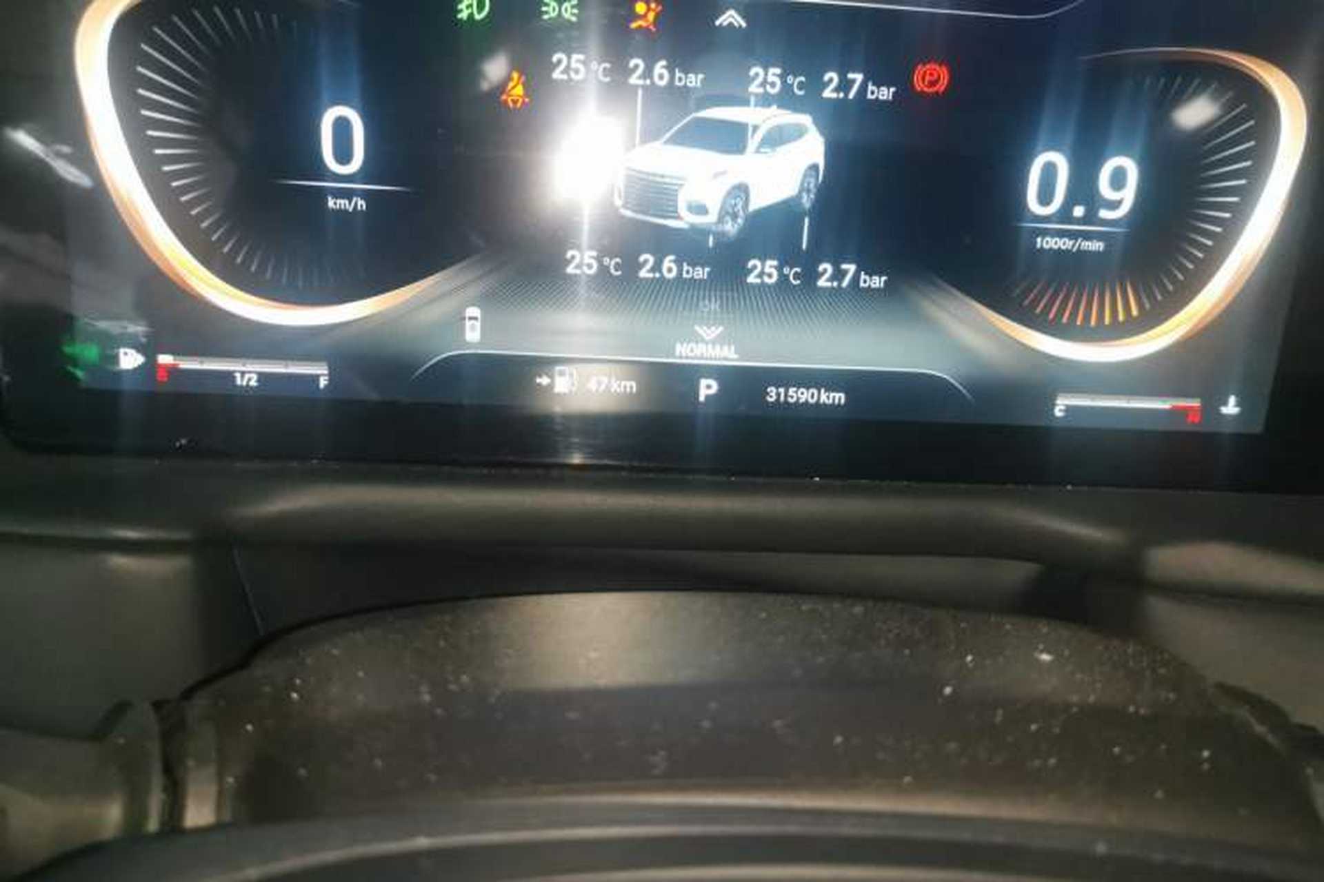 Used EXEED TX 2021 Super All-Wheel Drive Version 1.6T Four-Wheel Drive Super Power No.1 Odometer Close Up
