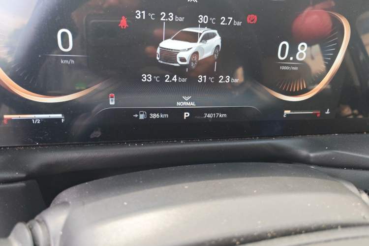 Used EXEED TX 2021 1.6T Two-Wheel Drive Superpower No. 3 Odometer Close Up