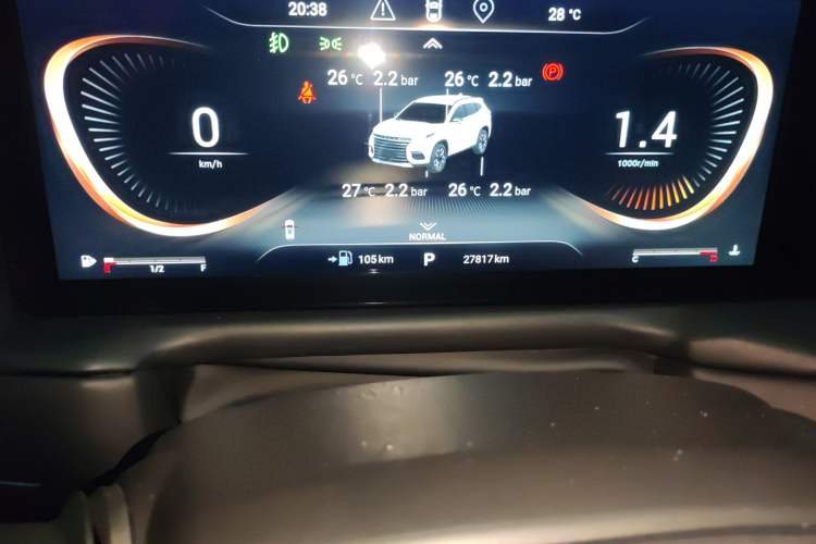 Used EXEED TX 2021 1.6T Two-Wheel Drive Superpower No. 3 Odometer Close Up