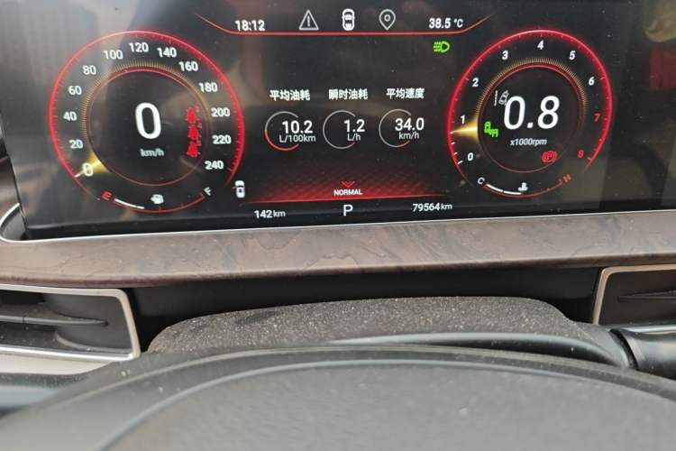 Used EXEED Zhuifeng 2019 1.6T DCT Star Prestige Edition Odometer Close Up