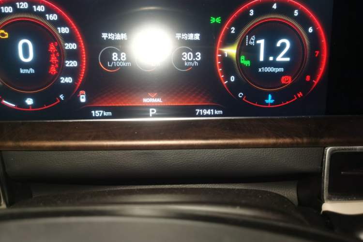 Used EXEED Zhuifeng 2019 1.6T DCT Star Prestige Edition Odometer Close Up