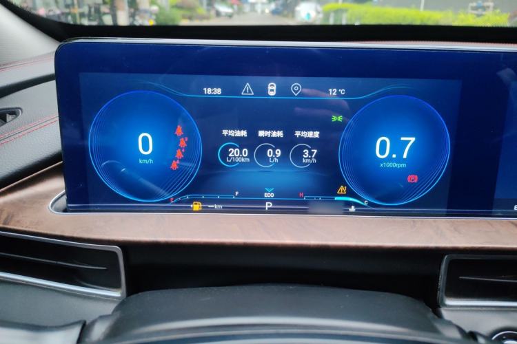 Used EXEED Zhuifeng 2020 Chasing the Waves Edition 1.5T CVT Xingrui Version Instrument Cluster