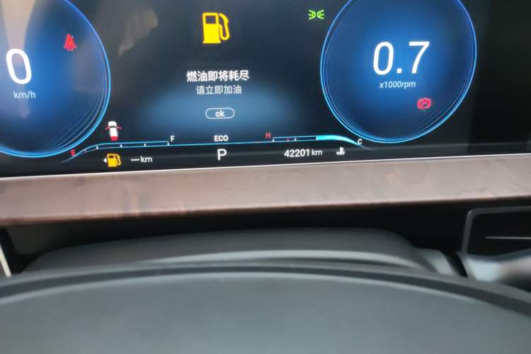 Used EXEED Zhuifeng 2020 Chasing the Waves Edition 1.5T CVT Starry Edition Odometer Close Up