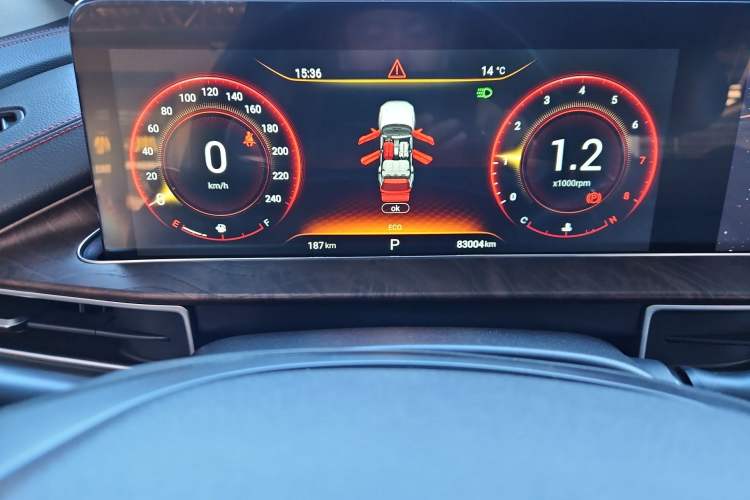 Used EXEED Zhuifeng 2020 Chasing the Waves Edition 1.5T CVT Starry Edition Odometer Close Up