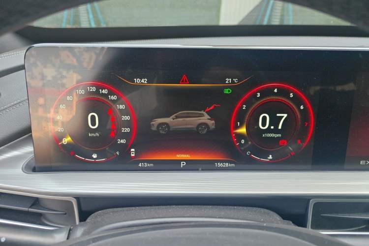 Used EXEED Zhuifeng 2021 Versailles Edition 1.6T DCT StarRui Version Instrument Cluster