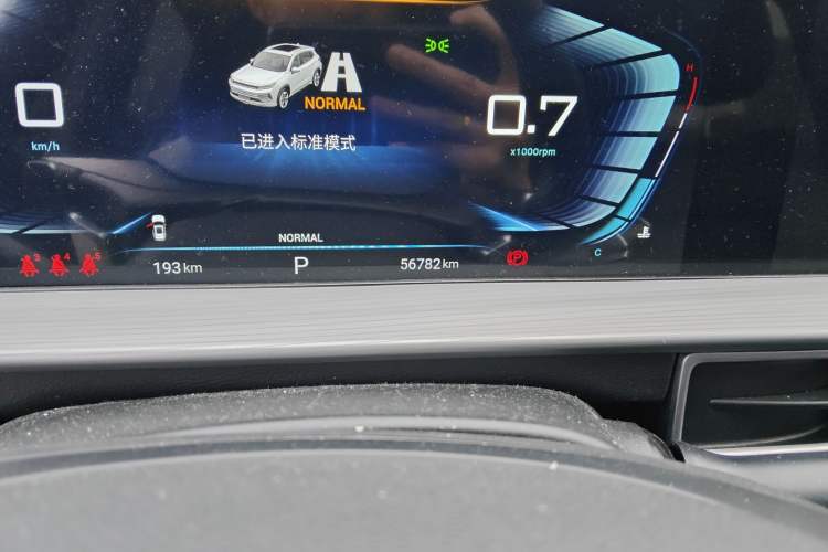 Used EXEED Zhuifeng 2021 Versailles Edition 1.6T DCT StarRui Version Odometer Close Up