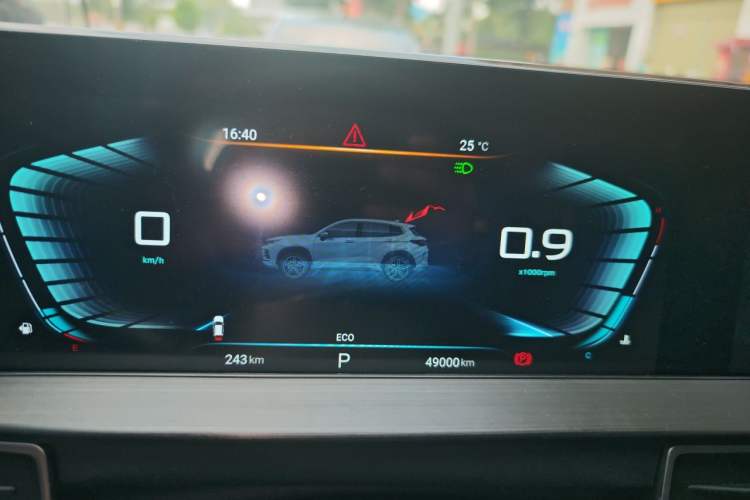 Used EXEED Zhuifeng 2022 Chasing the Waves Edition 1.5T CVT Rising Wind Version Instrument Cluster