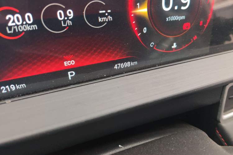 Used EXEED Zhuifeng 2022 Chasing the Waves Edition 1.5T CVT Wind-Chasing Edition Odometer Close Up