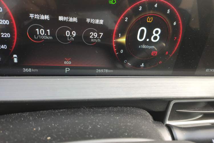 Used EXEED Zhuifeng 2022 Chasing the Waves Edition 1.5T CVT Rising Wind Version Odometer Close Up