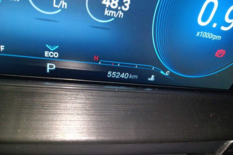 Used EXEED Zhuifeng 2022 Chasing the Waves Edition 1.5T CVT Wind-Chasing Edition Odometer Close Up