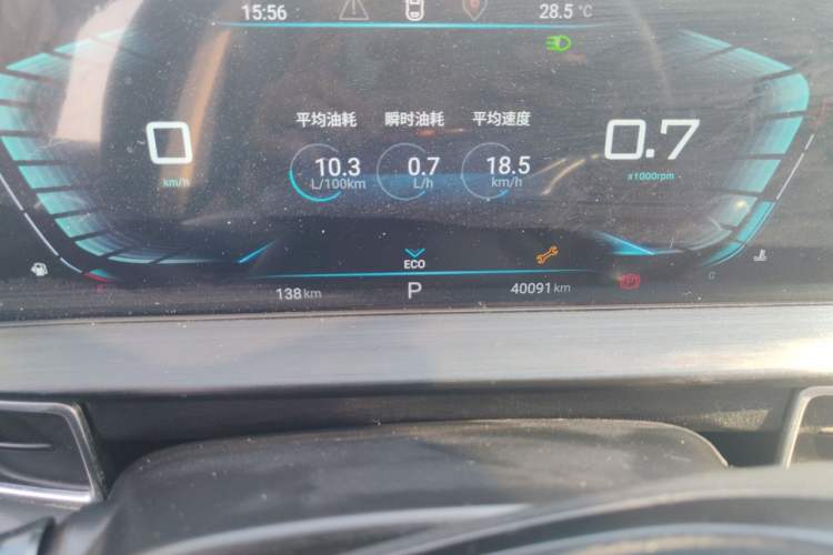 Used EXEED Zhuifeng 2022 Chasing the Waves Edition 1.5T CVT Rising Wind Version Odometer Close Up