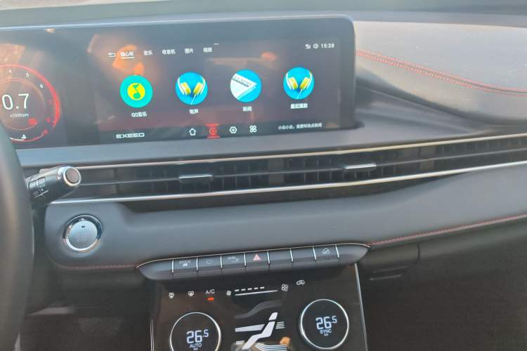 Used EXEED Zhuifeng 2022 Chasing the Waves Edition 1.5T CVT Wind-Chasing Edition Audio And AC Panel