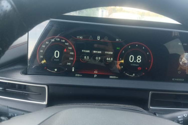 Used EXEED Zhuifeng 2022 Chasing the Waves Edition 1.5T CVT Wind-Chasing Edition Instrument Cluster