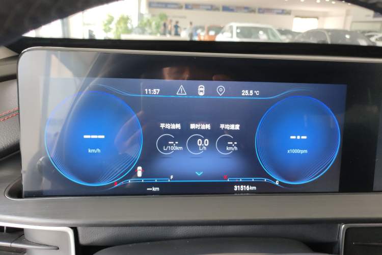 Used EXEED Zhuifeng 2022 Chasing the Waves Edition 1.5T CVT Good Things Peanut Edition Odometer Close Up