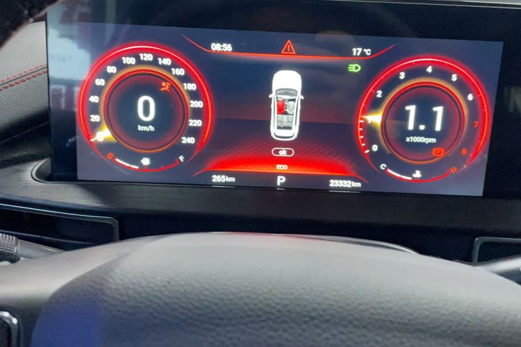 Used EXEED Zhuifeng 2022 Chasing the Waves Edition 1.5T CVT Wind-Chasing Edition Odometer Close Up