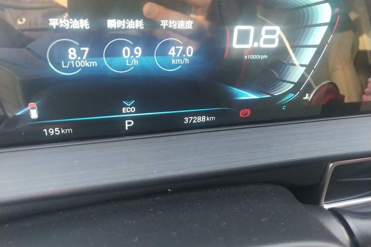 Used EXEED Zhuifeng 2022 Chasing the Waves Edition 1.5T CVT Good Things Peanut Edition Odometer Close Up