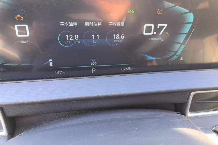 Used EXEED Zhuifeng 2022 Chasing the Waves Edition 1.5T CVT Good Things Peanut Edition Odometer Close Up