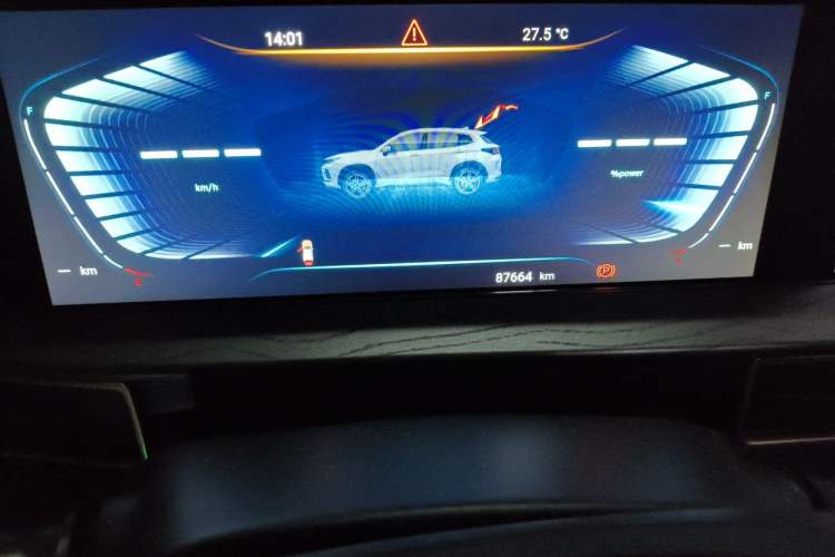 Used EXEED Zhuifeng C-DM 2022 1.5 TCI-DHT 105 km "Chengfeng Qi" Edition Odometer Close Up