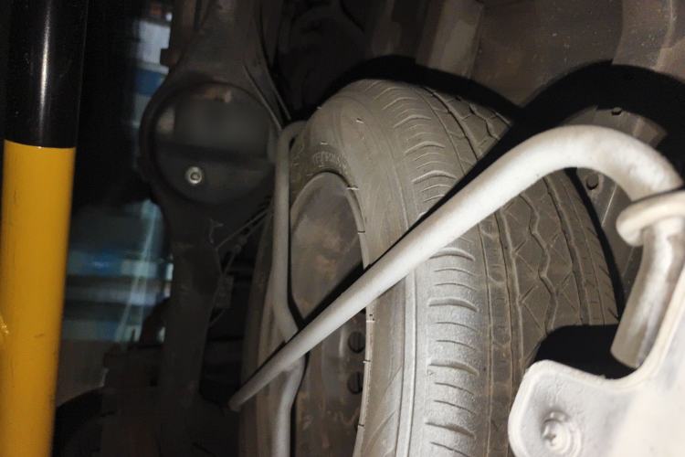 Used Farizon E5 2019 E5L Pure Electric Van with Guoxuan 39.9 kWh Chassis Rear