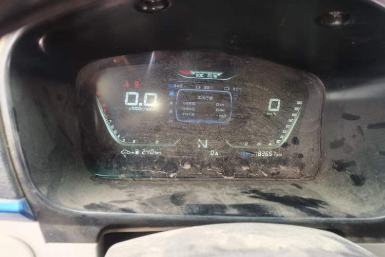 Used Farizon E5 2019 E5L Pure Electric Van with Guoxuan 39.9 kWh Instrument Cluster