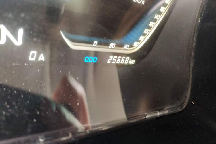Used Farizon E5 2019 E5L Pure Electric Van with 41.86 kWh from Ningde Odometer Close Up
