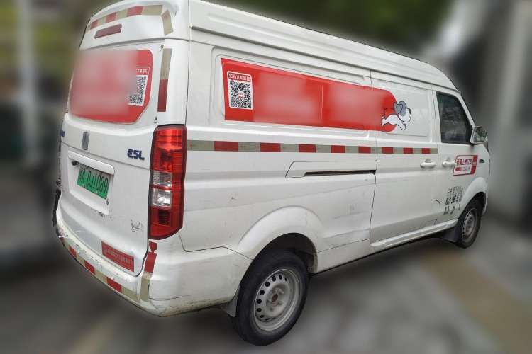 Used Farizon E5 2019 E5L Pure Electric Van with 41.86 kWh from Ningde Rear Right 45 Deg