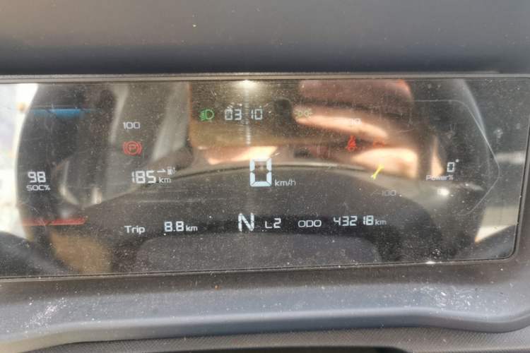 Used Farizon Fengrui 2023 F3E Side-Board Truck with Guoxuan 57.6 kWh Battery Instrument Cluster