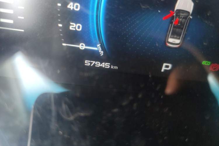 Used Farizon FX 2021 1.8T Smart Connect 5-Seater Odometer Close Up
