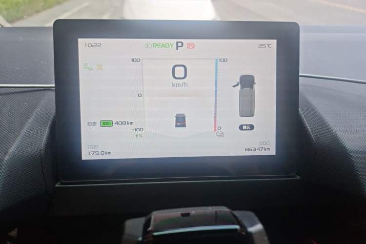 Used Farizon Super VAN 2025 Model, Zhifu Edition, Mid-axle Medium-roof, 83 kWh Instrument Cluster