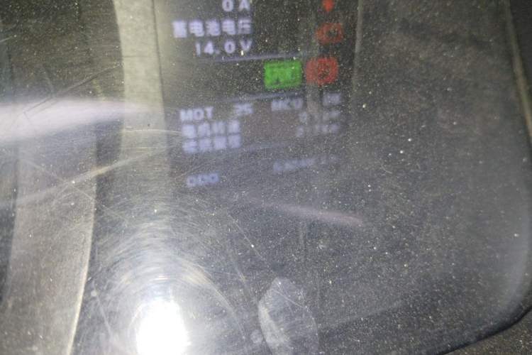 Used Farizon Xingxiang E6 2020 Van with High Roof 1365kg Payload Capacity Equipped with CATL's High-Energy Battery Odometer Close Up