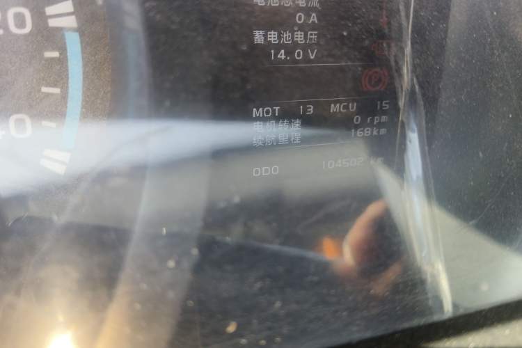 Used Farizon Xingxiang E6 2022 Van with High Roof Equipped with CATL 50.23 kWh Battery Odometer Close Up