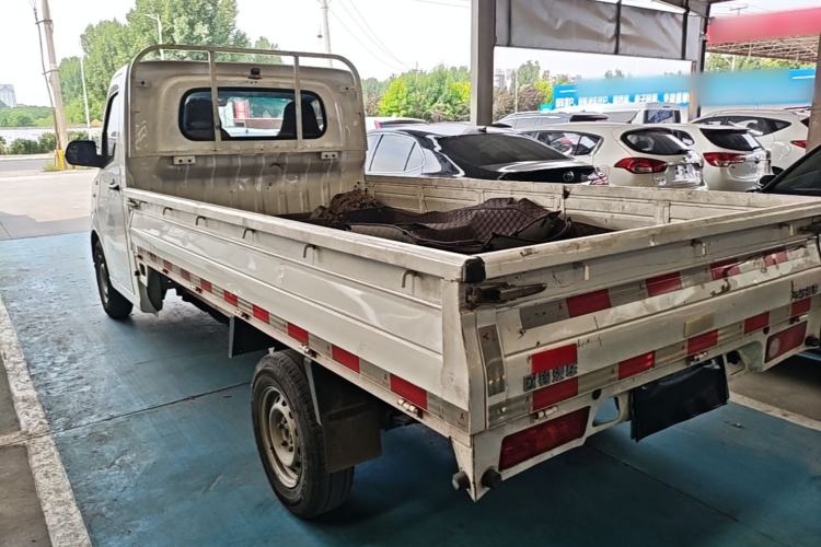 Used Farizon Xingxiang F1E 2023 Flatbed Truck Remote Smart Chip 46.08 kWh Rear Left 45 Deg