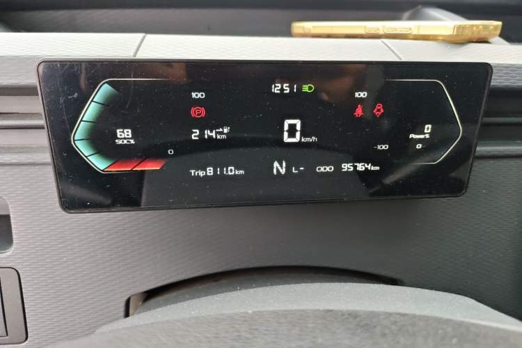 Used Farizon Xingxiang V 2022 Xingxiang V6E Long Wheelbase Guoxuan 41.93 kWh Odometer Close Up
