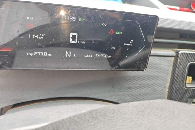 Used Farizon Xingxiang V 2022 Star Enjoy V6E Long Wheelbase Ningde 38.64 kWh Odometer Close Up