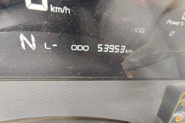 Used Farizon Xingxiang V 2022 Star Enjoy V5E Value Edition Short Wheelbase AVIC 38.64 kWh Odometer Close Up