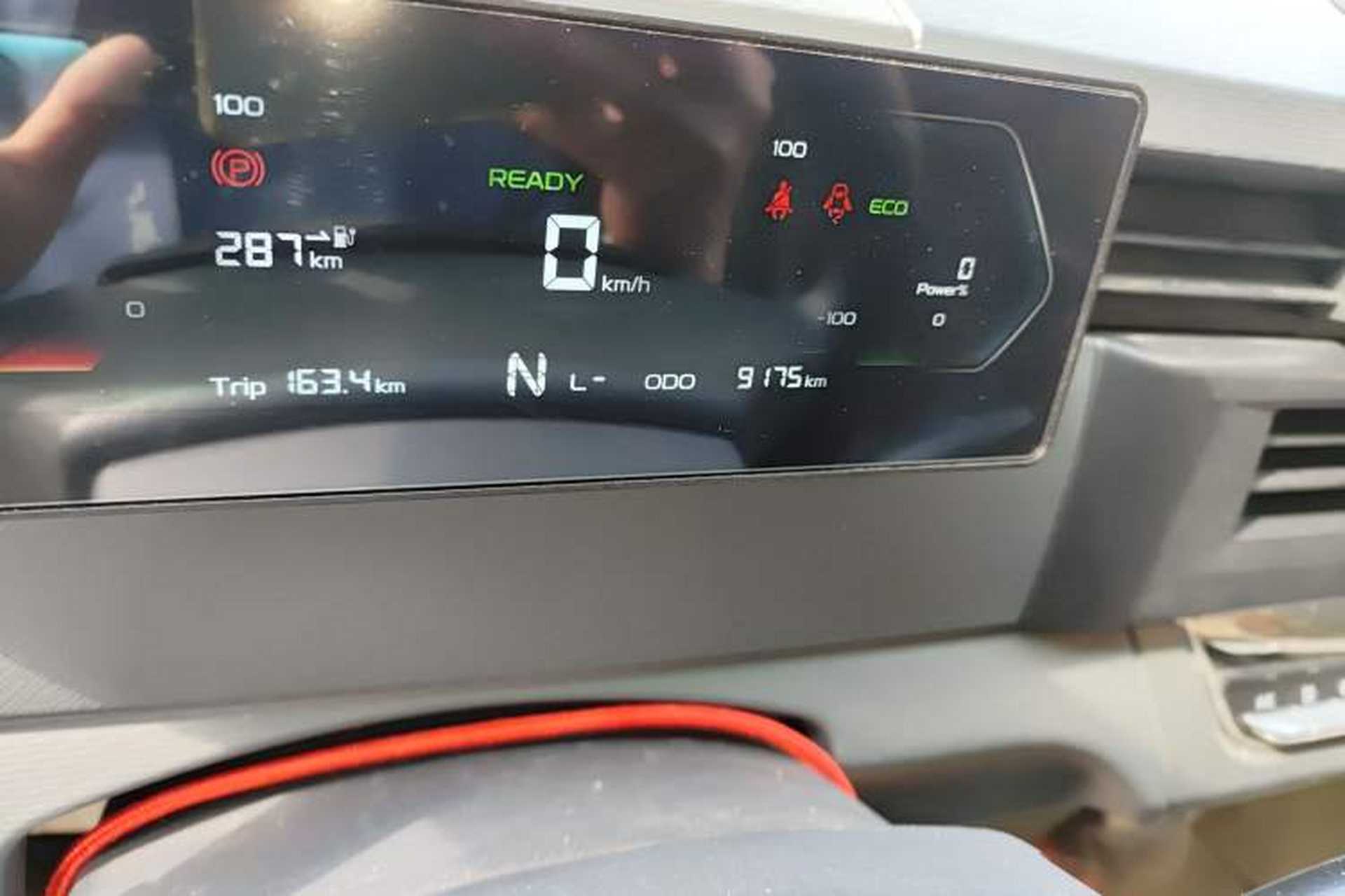Used Farizon Xingxiang V 2024 Star Enjoy V6E Feature Edition with CATL 41.86 kWh Odometer Close Up