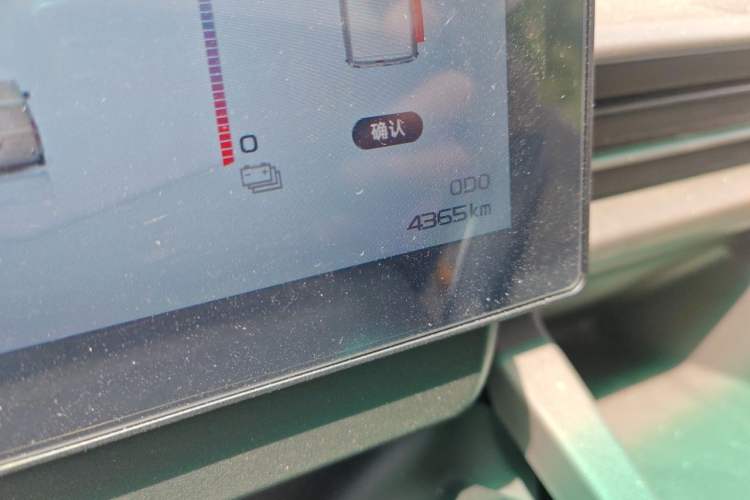 Used Farizon Xingxiang V 2025 Star Enjoy V7E Functional Edition Smart Wealth Edition Xuanwu 51.4 kWh Odometer Close Up