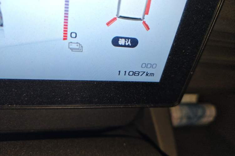 Used Farizon Xingxiang V 2025 Star Enjoy V7E Smart Wealth Edition Xuanwu 51.4 kWh Odometer Close Up