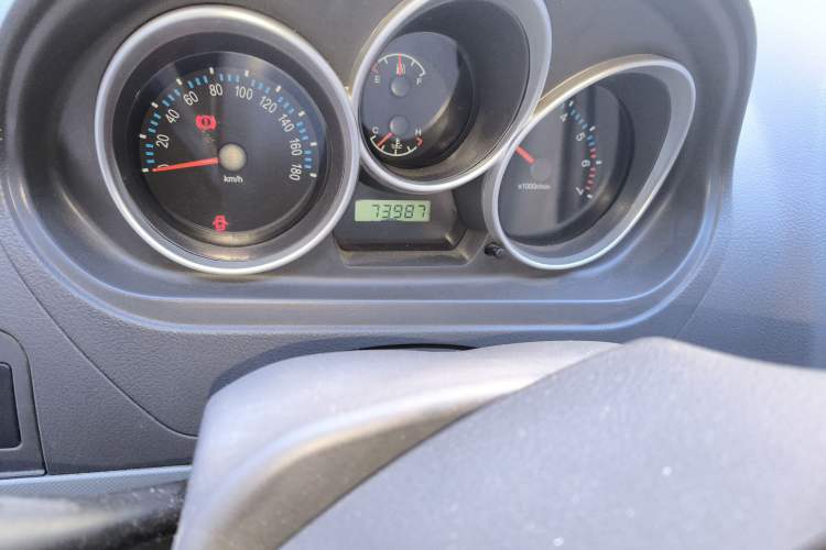 Used FAW 2012 CROSS 1.3L Manual Luxury Model Odometer Close Up