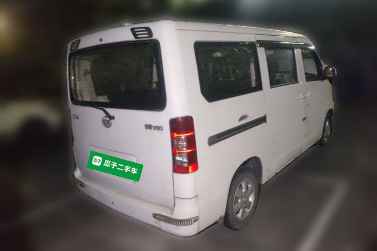 Used FAW Jiabao V80 2013 1.3L Business Comfort Model CA4GX13 Rear Right 45 Deg