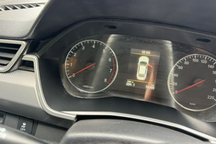 Used FAW Junpai A50 2018 1.5L Manual SmartConnect Comfort Version Odometer Close Up