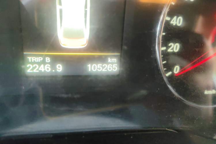 Used FAW Junpai A50 2018 1.5L Manual Luxury Model Odometer Close Up
