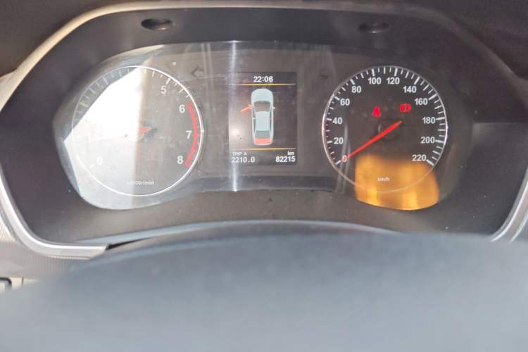 Used FAW Junpai A50 2018 1.5L Manual SmartConnect Comfort Version Odometer Close Up