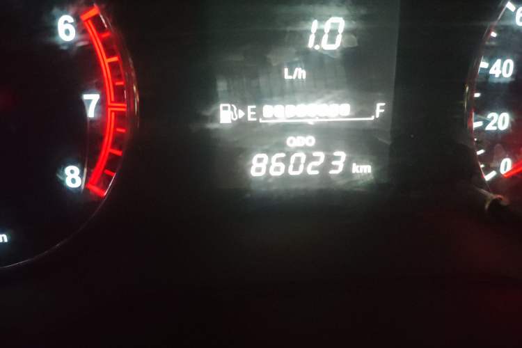Used FAW Junpai A50 2018 1.5L Manual Standard Edition Odometer Close Up