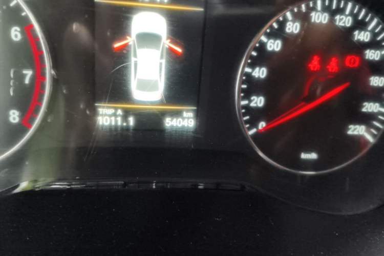 Used FAW Junpai A50 2018 1.5L Manual Comfort Model Odometer Close Up