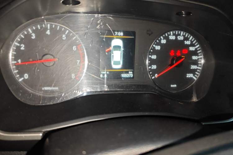Used FAW Junpai CX65 2018 1.5L Manual Comfort Model Odometer Close Up
