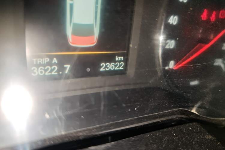 Used FAW Junpai CX65 2018 1.5L Manual Comfort Model Odometer Close Up