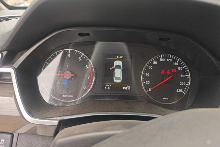 Used FAW Junpai CX65 2018 1.5L Manual Comfort Model Odometer Close Up