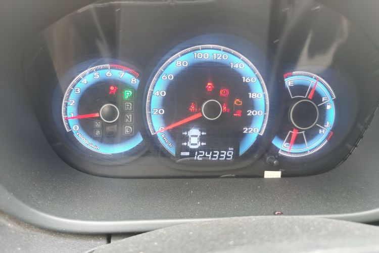 Used FAW Junpai D60 2015 1.8L Automatic Prestige Model Odometer Close Up